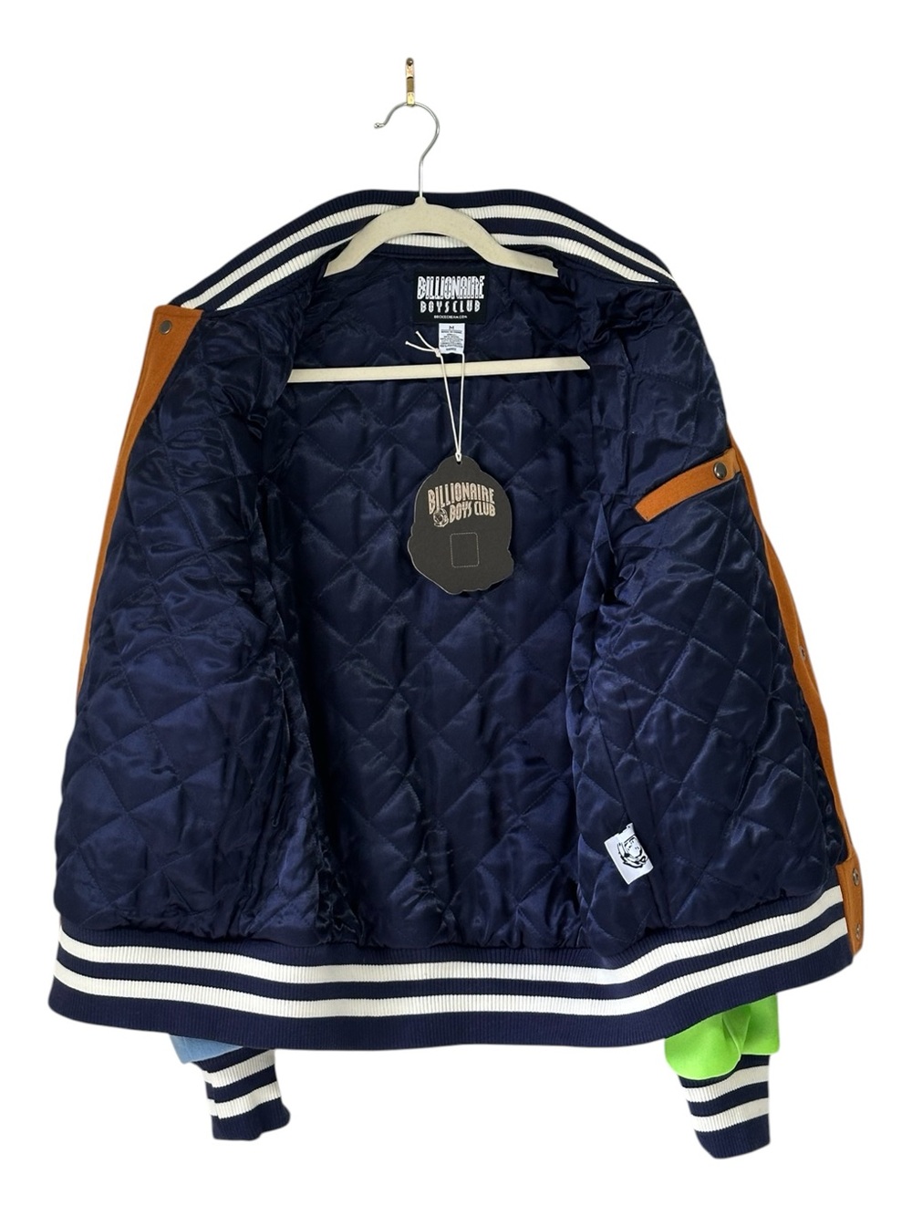 NWT Billionaires Boys Club BBC Varsity Jacket Sudan Brown Astral Multicolor SZ:M - Picture 8 of 15